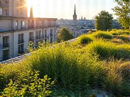 Biodiversité urbaine rétention eau toiture verte